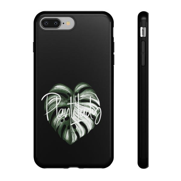 Monstera Albo Plant Lady  - Tough Phone Case