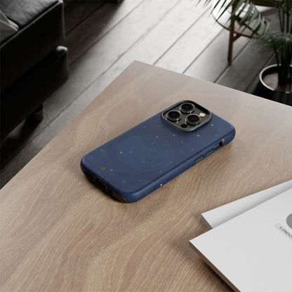 Subtle Navy Florals  - Tough Phone Case