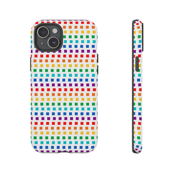 Rainbow on white -  Tough Case