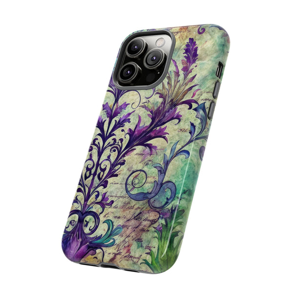 Purple Swirly Fun Tough Phone Case