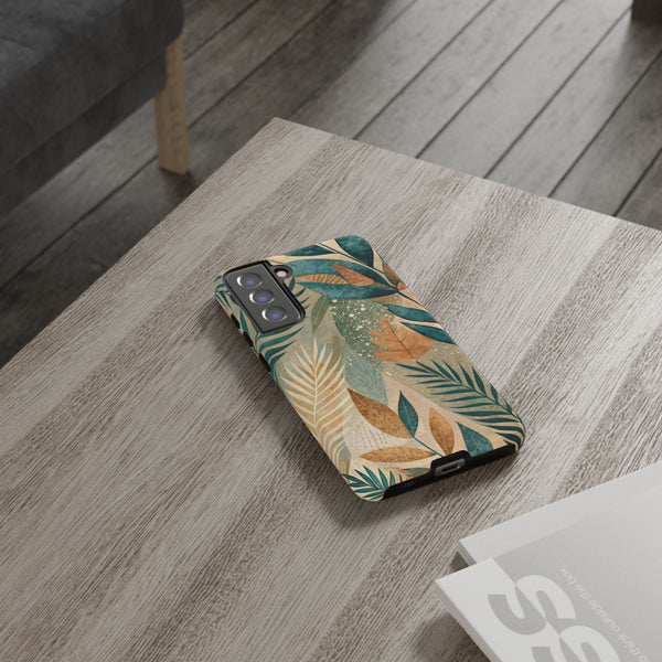 Boho Leaves Tough Phone Case