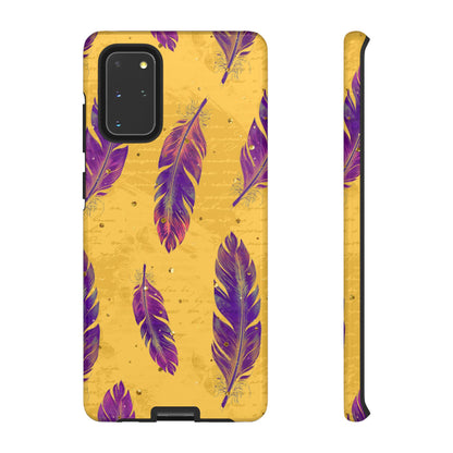 Purple Feathers  - Tough Phone Case