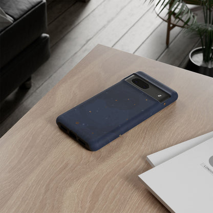 Subtle Navy Florals  - Tough Phone Case