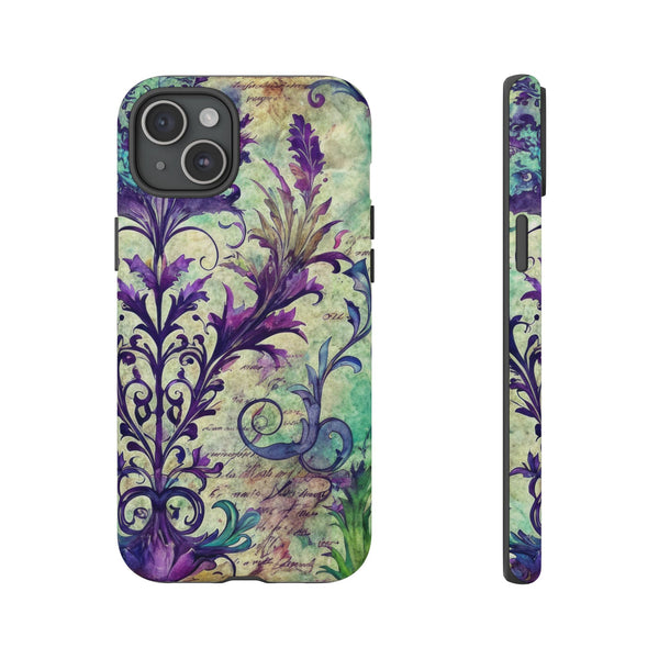 Purple Swirly Fun Tough Phone Case