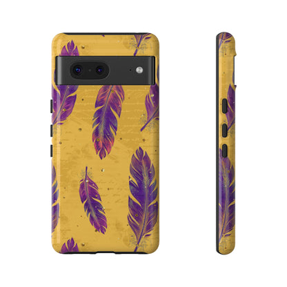 Purple Feathers  - Tough Phone Case