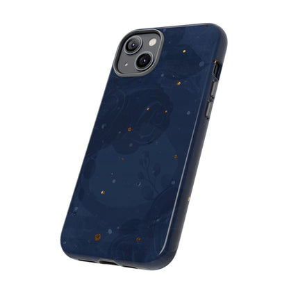 Subtle Navy Florals  - Tough Phone Case