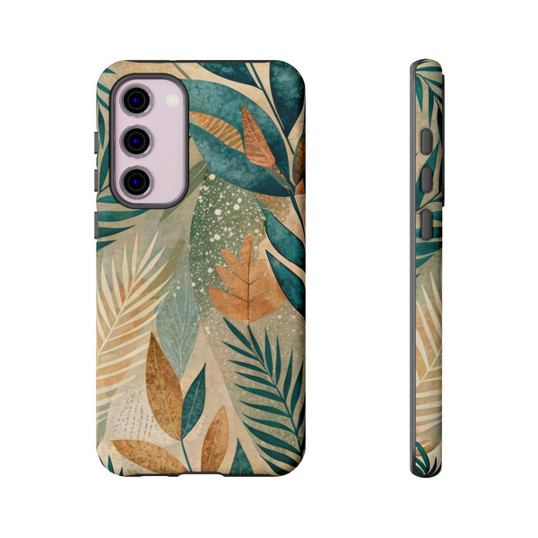 Boho Leaves Tough Phone Case