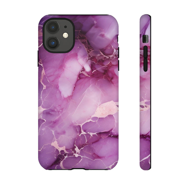 Purple Marble Tough Phone Case