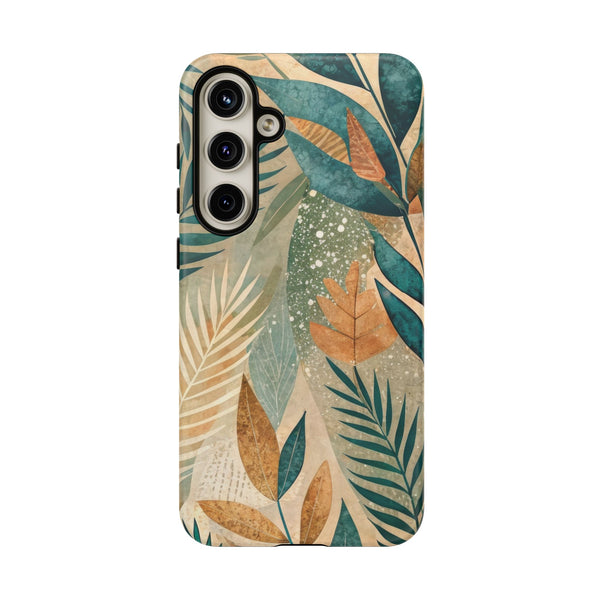 Boho Leaves Tough Phone Case