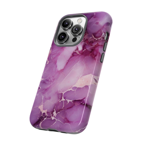 Purple Marble Tough Phone Case