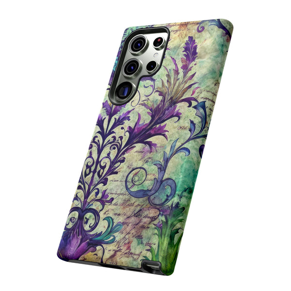 Purple Swirly Fun Tough Phone Case