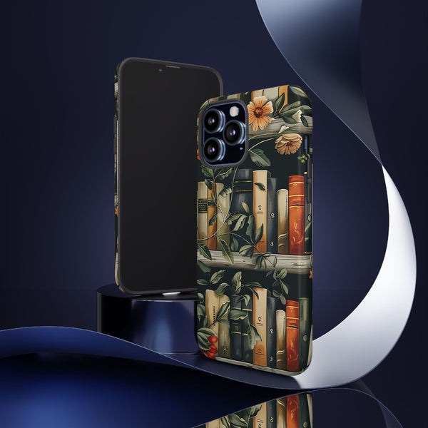 Moody Books Tough Phone Case