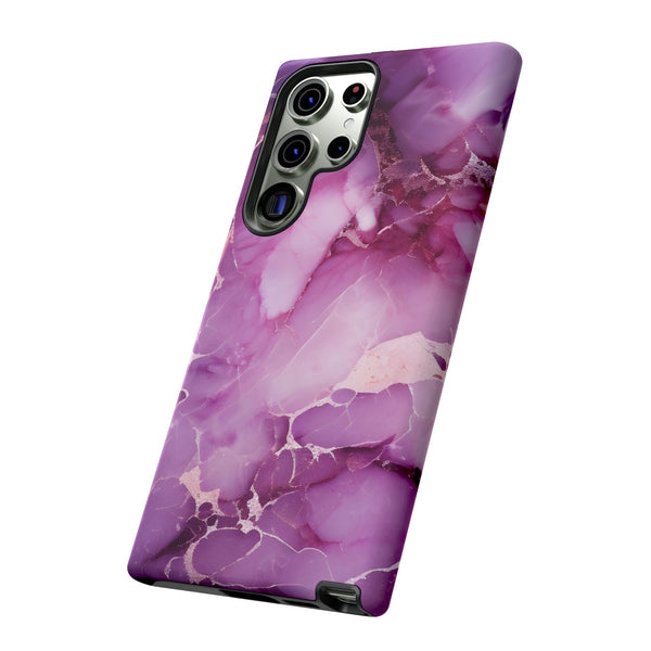 Purple Marble Tough Phone Case