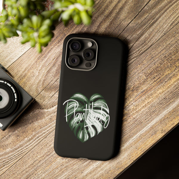 Monstera Albo Plant Lady  - Tough Phone Case