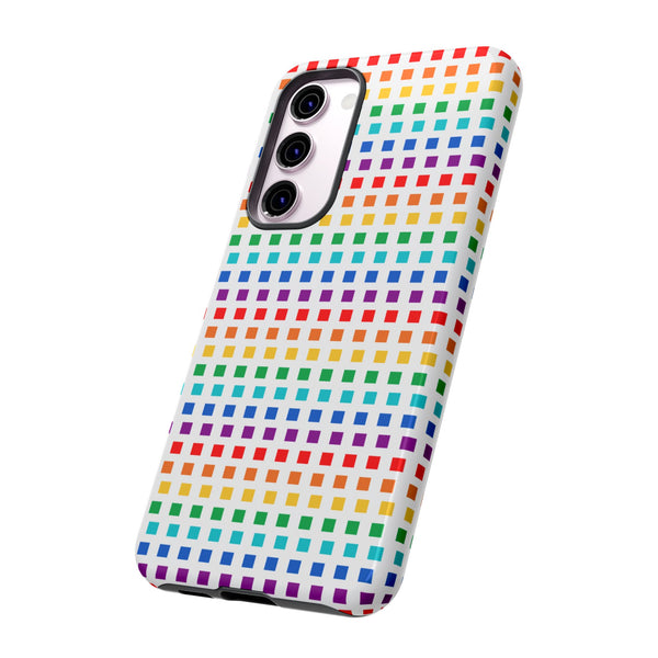 Rainbow on white -  Tough Case