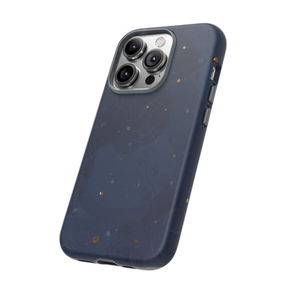 Subtle Navy Florals  - Tough Phone Case