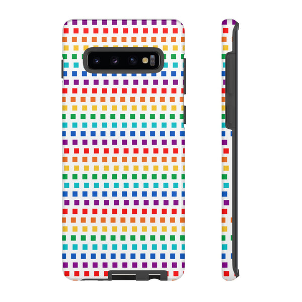 Rainbow on white -  Tough Case