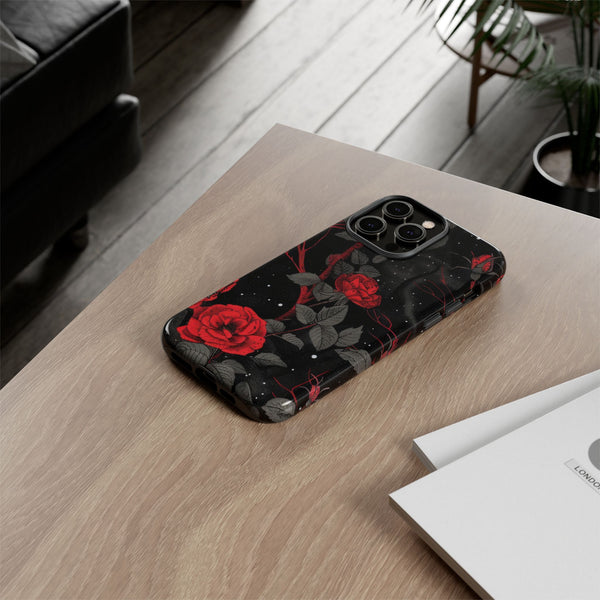 Dark Red Roses  - Tough Phone Case