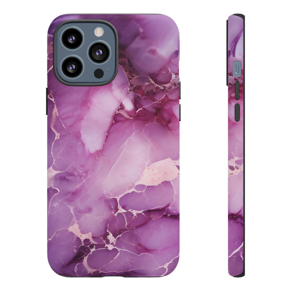 Purple Marble Tough Phone Case