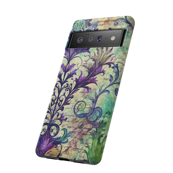 Purple Swirly Fun Tough Phone Case