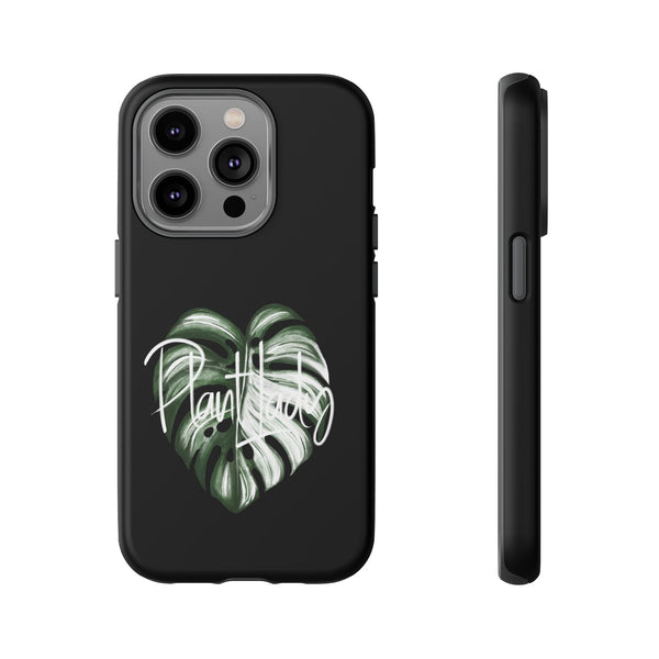 Monstera Albo Plant Lady  - Tough Phone Case