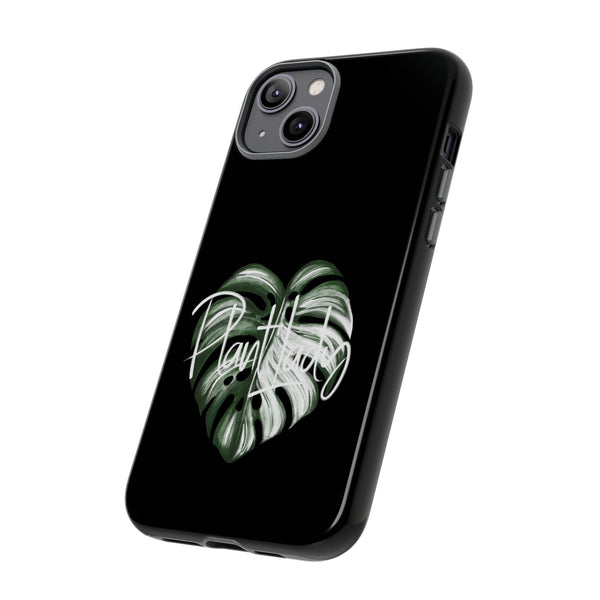 Monstera Albo Plant Lady  - Tough Phone Case