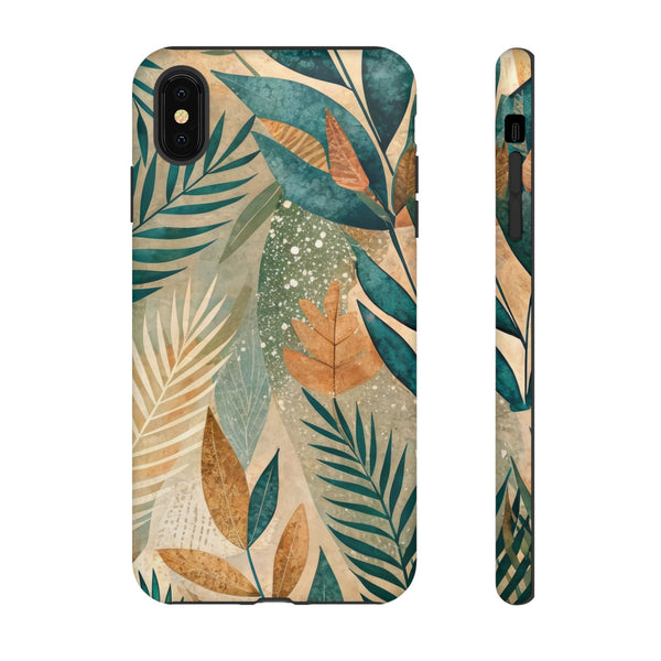 Boho Leaves Tough Phone Case