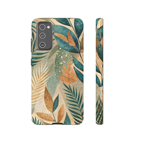 Boho Leaves Tough Phone Case