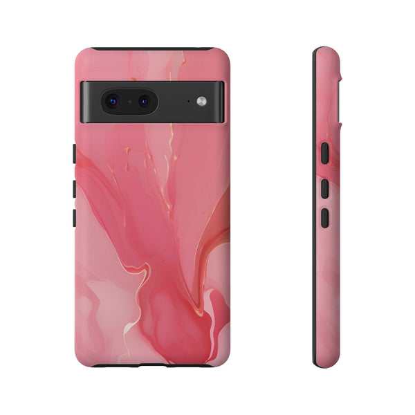 Pink Marble Tough Phone Case