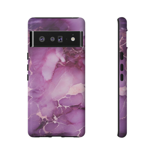 Purple Marble Tough Phone Case