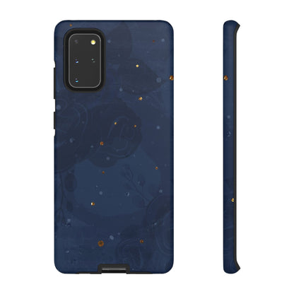 Subtle Navy Florals  - Tough Phone Case