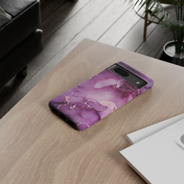 Purple Marble Tough Phone Case