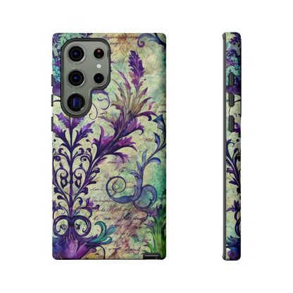 Purple Swirly Fun Tough Phone Case