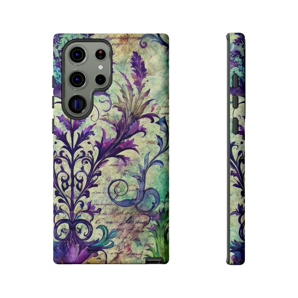 Purple Swirly Fun Tough Phone Case