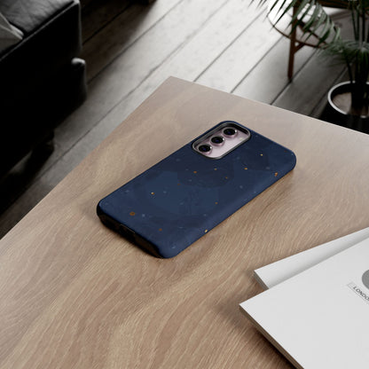 Subtle Navy Florals  - Tough Phone Case