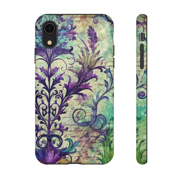 Purple Swirly Fun Tough Phone Case