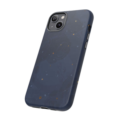 Subtle Navy Florals  - Tough Phone Case