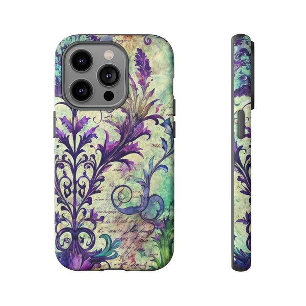 Purple Swirly Fun Tough Phone Case