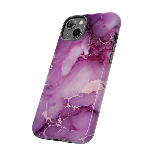 Purple Marble Tough Phone Case