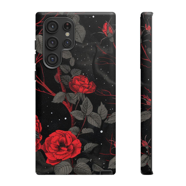 Dark Red Roses  - Tough Phone Case