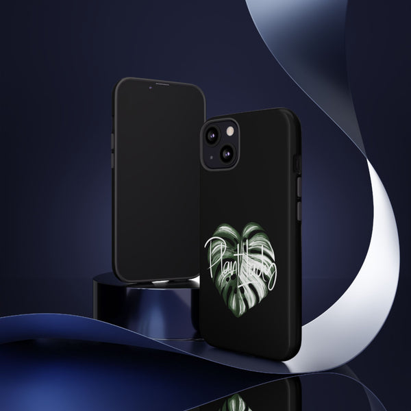 Monstera Albo Plant Lady  - Tough Phone Case