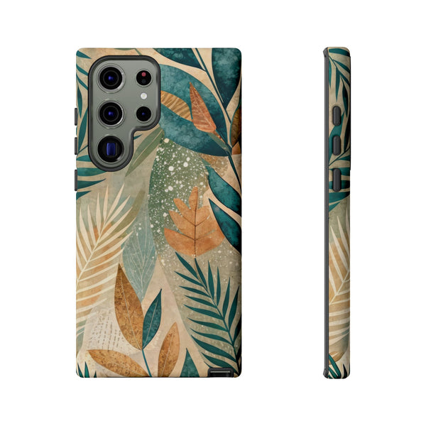 Boho Leaves Tough Phone Case