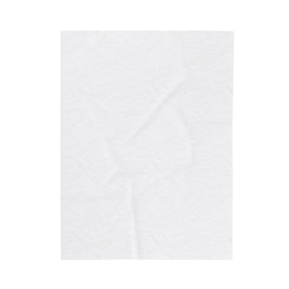 Yellow Floral Ghosts Velveteen Plush Blanket