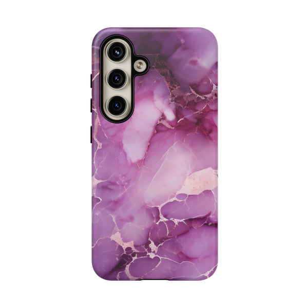 Purple Marble Tough Phone Case