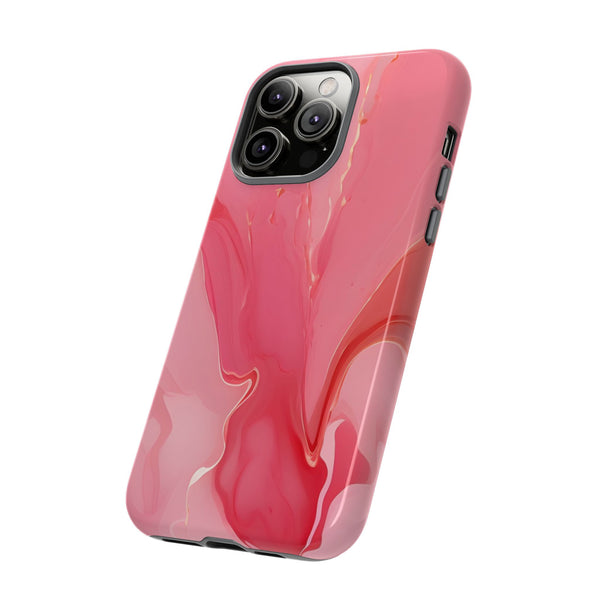 Pink Marble Tough Phone Case