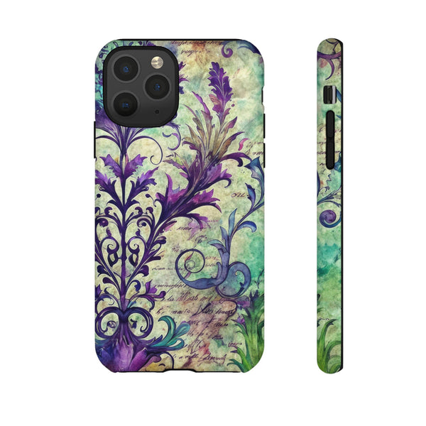 Purple Swirly Fun Tough Phone Case