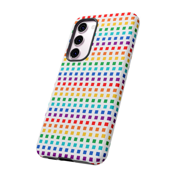 Rainbow on white -  Tough Case