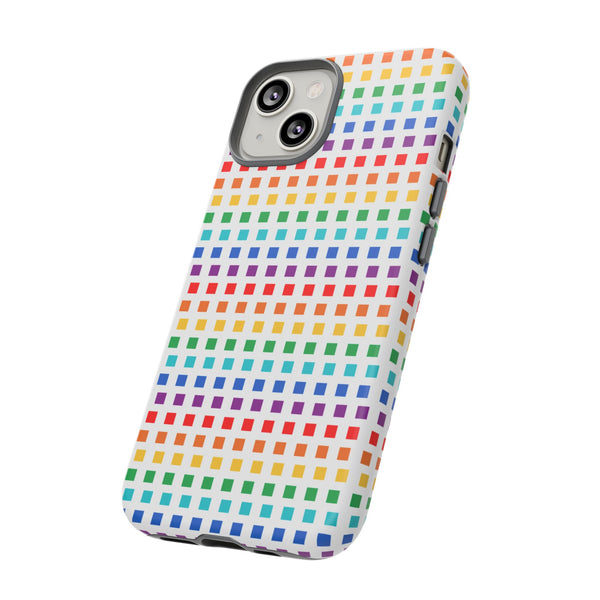 Rainbow on white -  Tough Case