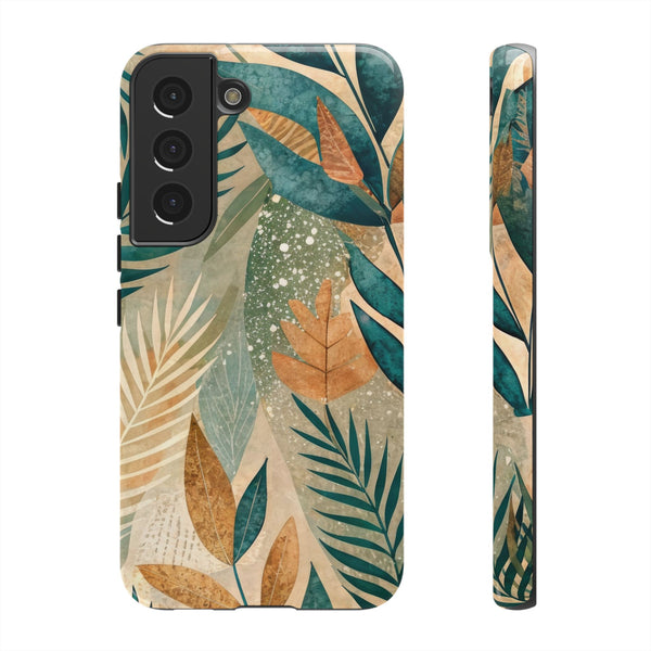 Boho Leaves Tough Phone Case