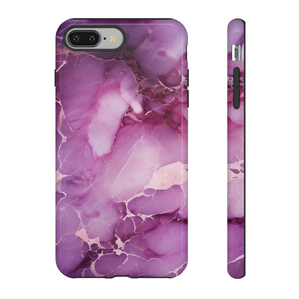 Purple Marble Tough Phone Case